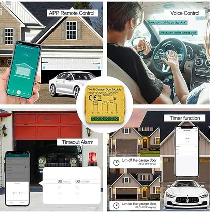 WiFi Garage Door Opener Controller, 1CH