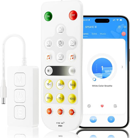 LEDENET Single Color LED Dimmer Controller, Smart WiFi Bluetooth Music Sync