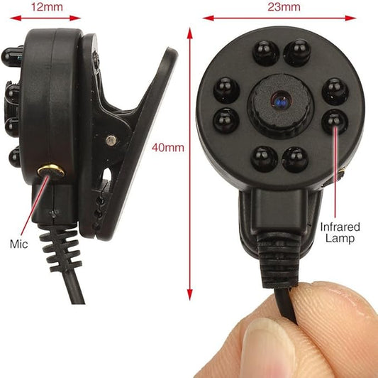 Vanxse® CCTV Mini Security Camera Hd 3.6mm 90degree 1000tvl 8PCS Infrared IR LEDs Night Vision Indoor/Outdoor Mini CCTV Surveillance Camera