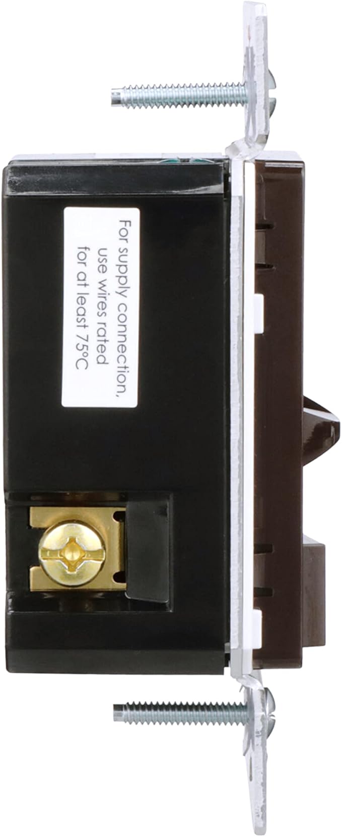 Eaton Universal Slide Dimmer 120V, Black/Brown/Gray