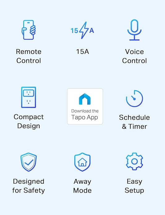 TP-Link Tapo Smart Plug Mini 15A, Smart Home Wi-Fi Plug, Super Easy Setup, Compatible with Alexa & Google Home, No Hub Required, UL Certified, 2.4G WiFi Only, White, Tapo P105(4-Pack)