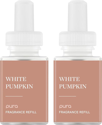 Pura Smart Home Scent Refill - Long-Lasting Premium Fragrance per Refill - Clean Diffuser Fragrance for Home, Office & Apartment - 2 Pack, White Pumpkin