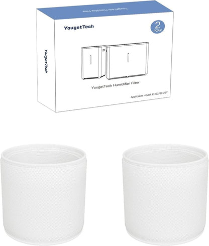 YougetTech Humidifier Wicks Standard 2-Pack - - Compatible with EH22/EH22T