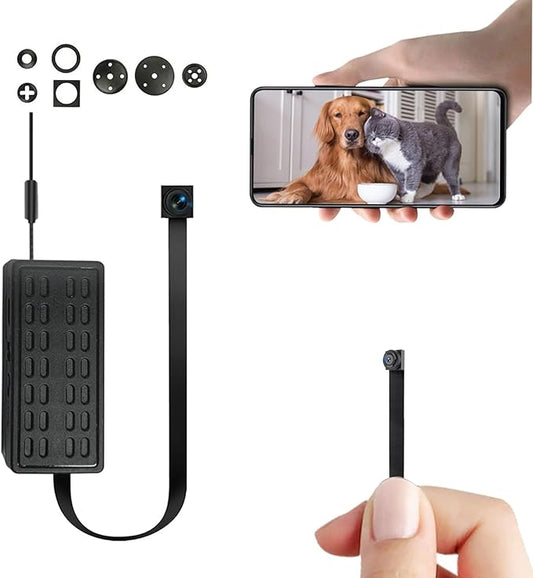 Mini Hidden Camera DIY Module, HD 4K Wireless Cameras, Small WiFi Nanny Cam, Portable Tiny Security Camera for Home Indoor & Outdoor