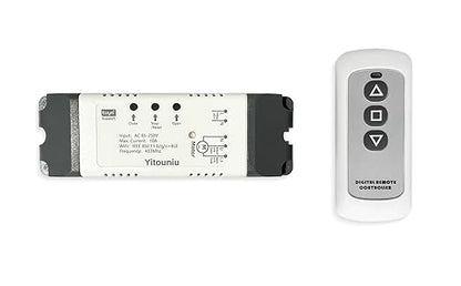 WiFi Linear Actuator Module, Motor Controller with Tuya Smart Life App, Alexa Voice Control, RF433 Remote, Forward Reverse Switch & WiFi Timer Switch for Automation (AC 85V-220V)