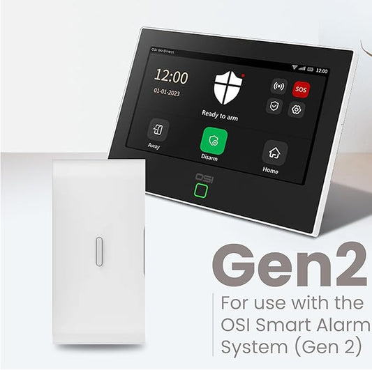 OSI Gen 2 Alarm Vibration Sensor Accessory (1 Pack) - Accessory for OSI Alarm System (Gen 2)