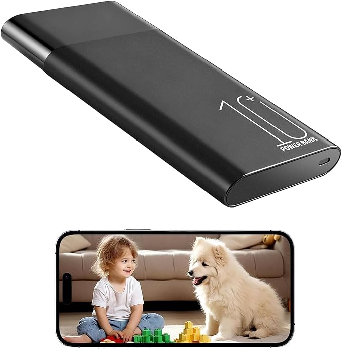 Home Security Camera,1080P Wireless Nanny Camera, Indoor Camera with 10000mAh Battery, Night Vision, Motion Detection, Instant Motion Detection