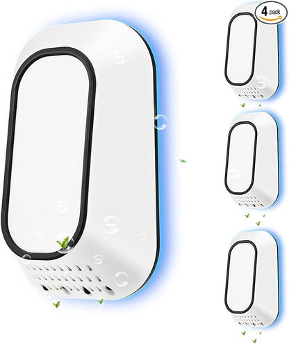Plug In Air ionizers Negative Ion Air Purifie for Home,Small Ionic Air Purifier With Backlight,Quiet and Energy-Saving Air Freshener for Home,Bedroom,Office,Living Room(4)