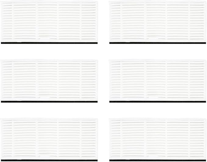 6 PCS HEPA Filter Replacement Part Robot Vacuum Cleaner Accessories for Honiture Q6 Pro/Laresar L6 Pro Sweeper