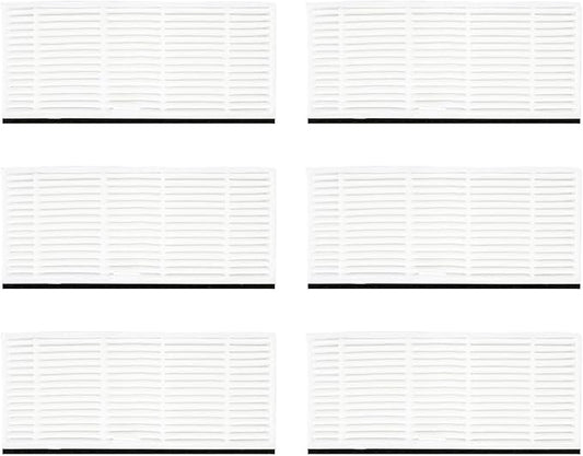 6 PCS HEPA Filter Replacement Part Robot Vacuum Cleaner Accessories for Honiture Q6 Pro/Laresar L6 Pro Sweeper