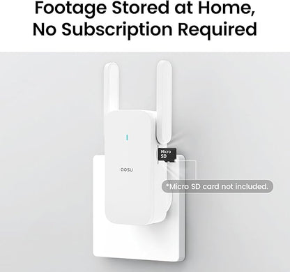 aosu Doorbell Camera Wireless, Battery-Powered Video Doorbell, 2K Resolution,Support Local Storage,166° Ultra Wide Angle,180-Day Battery Life, AI Detection, Work with Alexa & Google