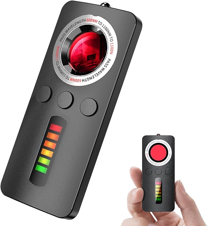 AI Privacy Pen Hidden Camera Detector,Portable Anti-Spy Bug Finder with Listening Device Detection,GPS Tracker Detector with RF & WiFi Signal Scanner, Privacy Protection for Hotels,Travel,Home,Office