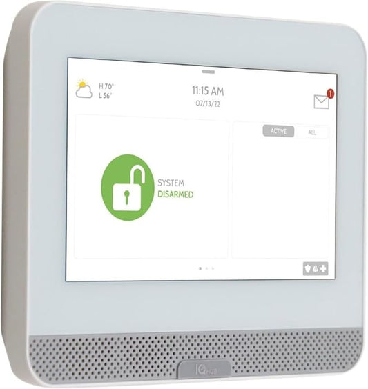 Qolsys IQPH054 Verizon IQ4 Hub PowerG, Whole Home Hub with 7" Touchscreen