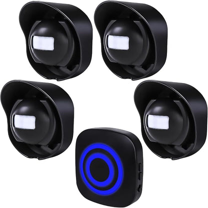 Wireless Driveway Alarm, 328ft Long Range Weatherproof Motion Sensor Alert