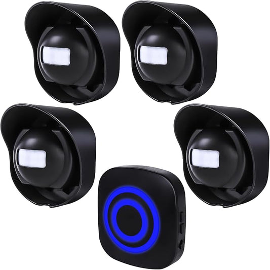 Wireless Driveway Alarm, 328ft Long Range Weatherproof Motion Sensor Alert