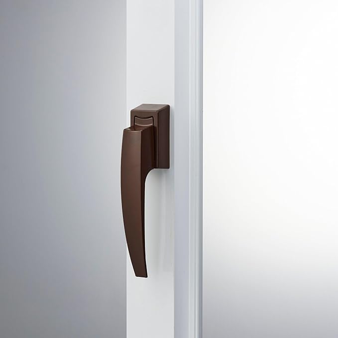 Ideal Security Model 1994 VP Pull Handle Set for Storm and Screen Doors, Fits 1 to 2-1/8 inches Thick Doors, Brown