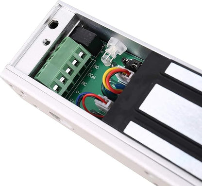 Access Control System Kit with 600lbs Holding Force Magnetic Lock Exit Button WiFi Remote & Buzzer Controlled by Smartphone