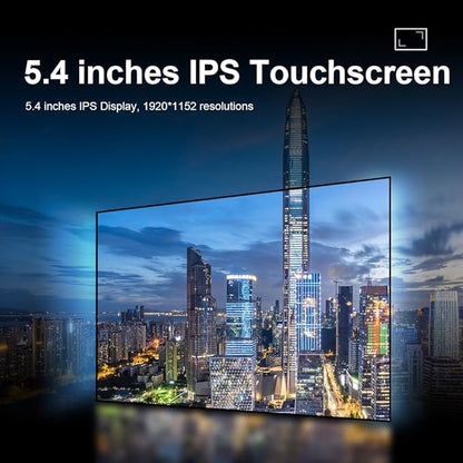 EVERSECU CCTV IP Camera Tester Monitor with Cable Tracer, 8MP AHD CVI TVI CVBS IP Camera Test 4K HD Display Video Monitor 5inch IPS Touch Screen IPC Tester with POE PTZ WiFi RS485 HDMI & VGA Input