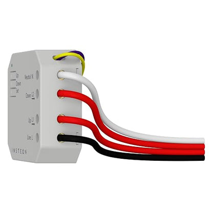 Insteon Micro Open/Close Motor Inline Adaptor, Shutters & Blinds - 2444-222 | Controls Motorized Shutters, Blinds, & Screens; Installs Inline With Local Switch Control Via Sense Wires; Handles Up To 8A