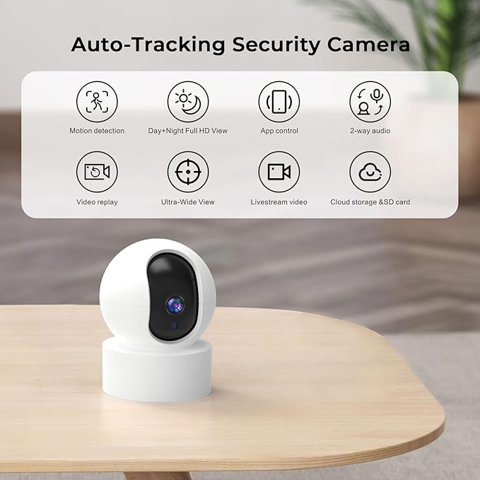 PGST Home Security Systems for House, Wireless Home Security Alarm System, Door/Window Sensor Motion Sensors with App Alert, WiFi+GSM 4G Home Alarm System No Subscription with Camera