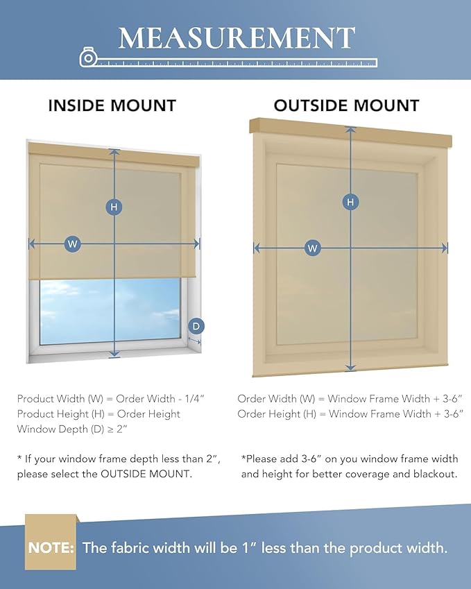 Motorized Blinds Compatible with Alexa Google 100% Blackout Smart Blind Automatic Window Roller Shades Remote Control Custom Size Double-Sided Fabric Coffee