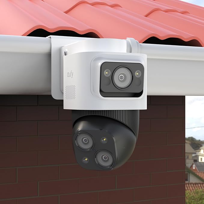 Gutter Mount for eufy 4K NVR S4 Max and eufyCam S4, No Drill Aluminum Mounting Bracket, 1 Pack