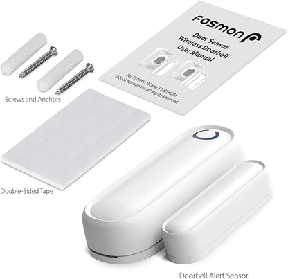 Fosmon 4 Pack WaveLink 51018HOM Add-On Door Contact Sensor Unit (No Receiver) - White