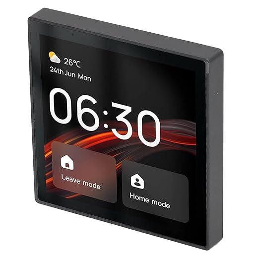 TUYA Smart Scene Wall Switch Panel 4 Inch Touch Screen Panel for Home Automation High Compatibility for Homeowners