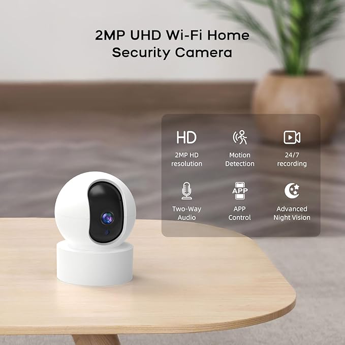 Alarm System for Home Security with Camera, Wireless Security System with 4.3’ Wireless fulltouch Screen Compatible with Alexa and Google for Home, Flat