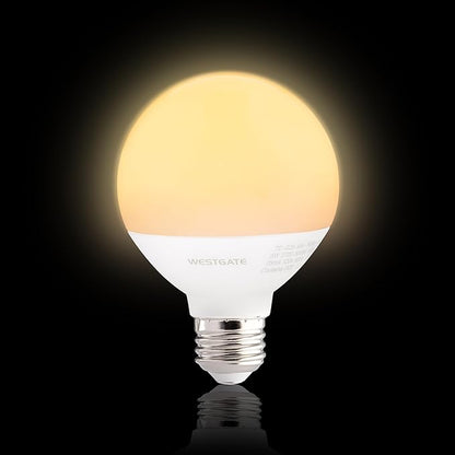 Westgate TC-G25-5W-RGBW-WIFI LED Smart Lamps 5W RGBW, Color Changing Light Bulb, Compatible with Alexa, Works with Google Home, Bathroom Vanity Light, 1 per Box