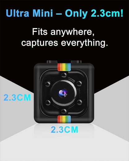 No WiFi Security Camera, Spy Camera with 32GB TF Card, 1080P FHD, Photoshoot, 360° Rotation Bracket, Small Mini Cameras for Indoor, Outdoor Security