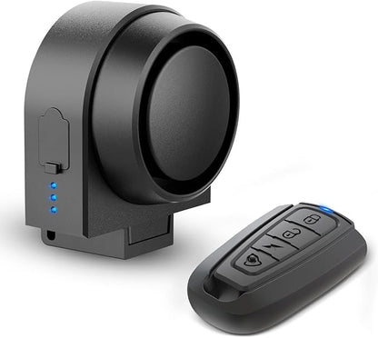 Smart Anti Theft Alarm System: Alarms with Remote, 115dB USB-C Rechargeable Waterproof, Security Protection for Bike Motorcycle Ebike Electric Scooter