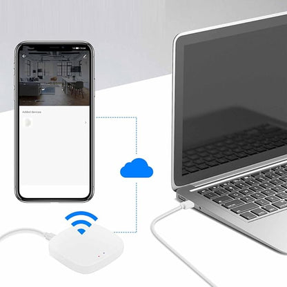 Garosa Wireless Smart, Hub for Smart Home Control with Tuya Compatibility Supports 50 Devices Works with Assistant (White)