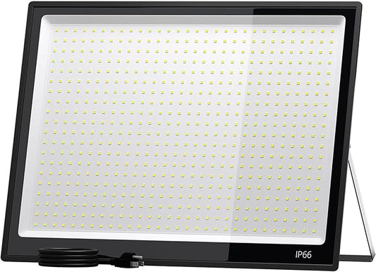 XXBSAZ 500W LED Flood Light 75000LM, Commercial Outdoor Stadium Light, IP66 Waterproof, High Mast Parking Lot Lighting, 5000K Daylight, AC85-277V