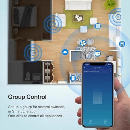 DC 8-80V 30A Tuya App WiFi Remote Smart Switch
