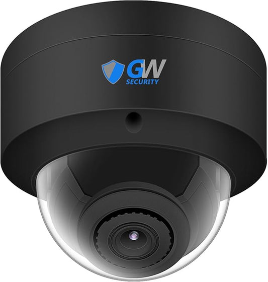 GW Security 32 Channel 12MP NVR UltraHD 4K Face Recognition/Human/Cars Detection PoE Security Camera System with 32 x 8MP Waterproof Microphone 130° Wide Angle Outdoor Indoor Dome Cameras (Black)