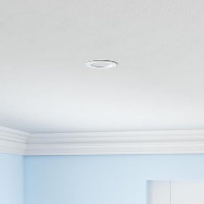 YGS-Tech 3 Inch LED Recessed Lighting, Dimmable Downlight 5W(40W Halogen Equivalent), CRI80, 3000K Warm White, Ceiling Light with LED Driver(10 Pack)