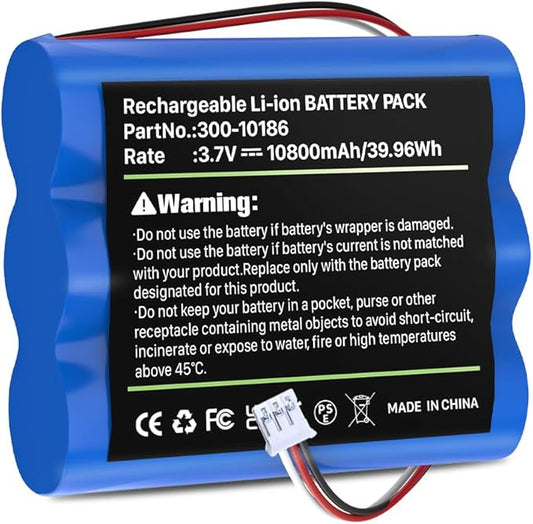 10800mAh Battery Replacement for ADT Command Smart Security Panel ADT5AIO-1 ADT5AIO-2 ADT5AIO-3 ADT7AIO-1, 300-10186 battery for ADT 2X16 AIO Home Security System Keypad ADT2X16AIO-1 ADT2X16AIO-2