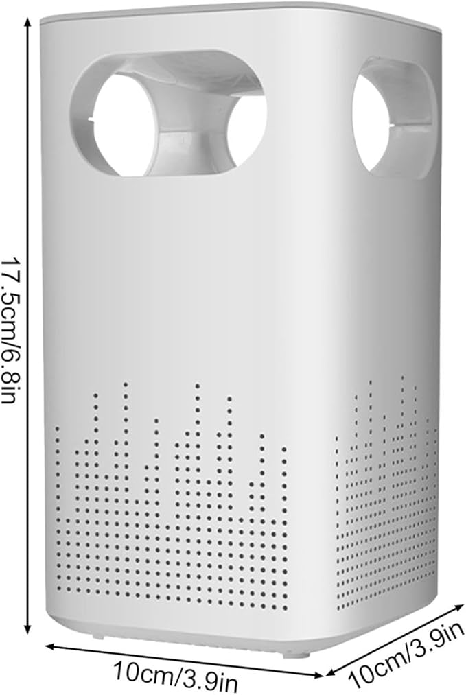 ?????? ???????????????? for Bedroom, Filter with Sleep Model, Ultra-Quiet, Efficient Filtration System, Portable Small ???????????????? for Office Home Car, White