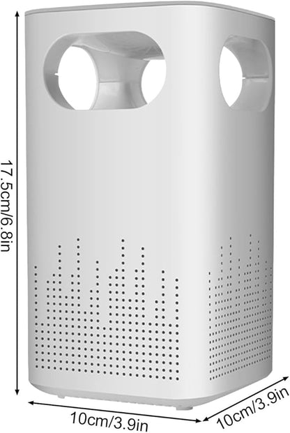 ?????? ???????????????? for Bedroom, Filter with Sleep Model, Ultra-Quiet, Efficient Filtration System, Portable Small ???????????????? for Office Home Car, White