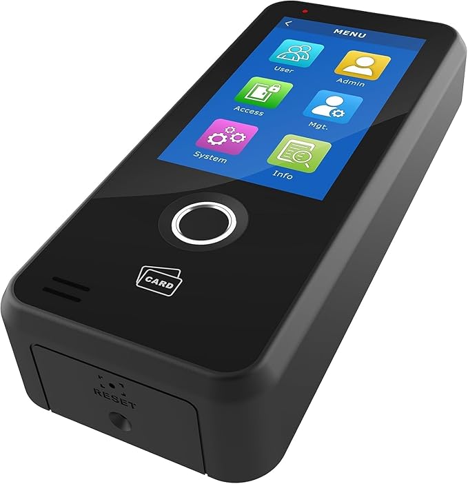 UHPPOTE Fingerprint Door Access Control Keypad Terminal Biometrics Access Controller w/ 4.3-inch Touch Screen Support Tuya App WiFi