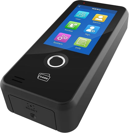 UHPPOTE Fingerprint Door Access Control Keypad Terminal Biometrics Access Controller w/ 4.3-inch Touch Screen Support Tuya App WiFi