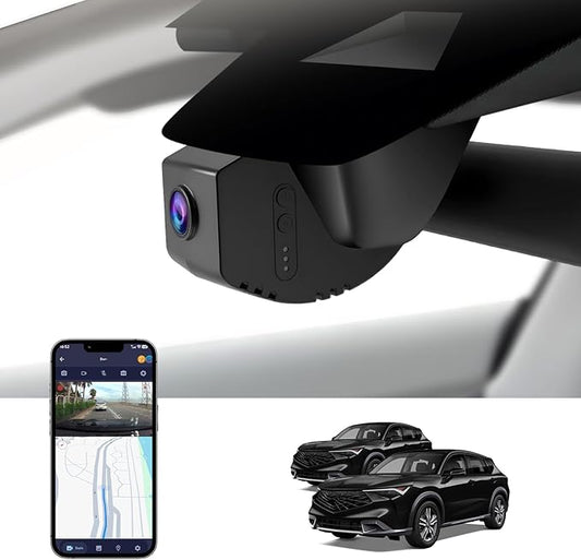 Single Channel 4K Dash Cam for Acura ADX 2025-2026, OEM-Style, 4K Image, Built-in WiFi & APP, Loop Recording, G-Sensor, Night Vision, Easy to Install, 64GB Card