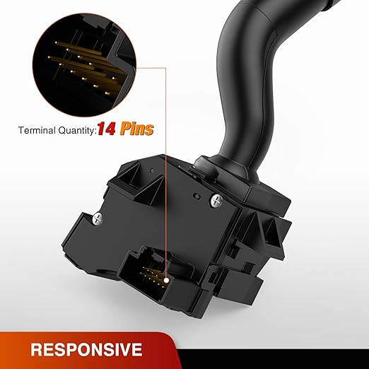 Nilight Turn Signal Switch Compatible with 2009 2010 Ford F150 Wiper Washer Headlight Dimmer Multifunction Combination Lever Switches