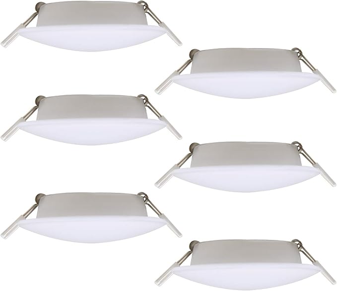 3Inch LED RV Interior Light Recessed Mount - 6 Packs, 12V RV Puck Light, 6000K Day Light, for RV Camper Trailer Motorhome Boat