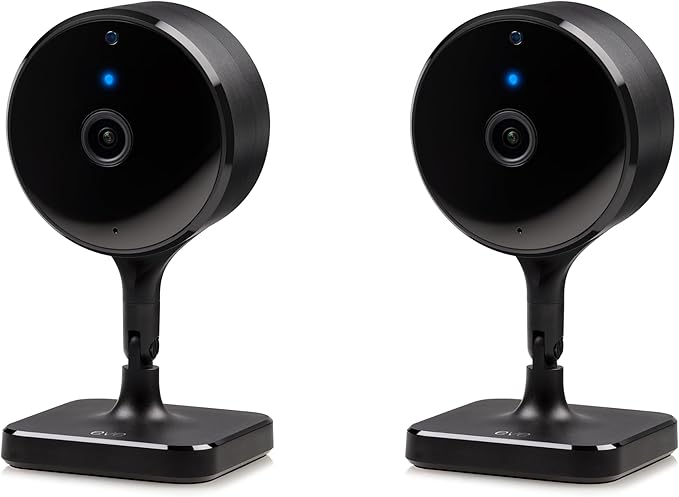 Eve Cam (2 Pack, Apple Home) – Smart Indoor Camera, 1080p Resolution, Wi-Fi, 100% Privacy, HomeKit Secure Video, iPhone Notifications, Microphone and Speaker, Night Vision, Flexible Installation