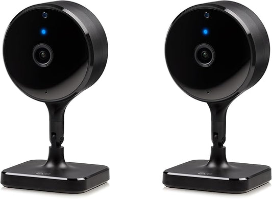 Eve Cam (2 Pack, Apple Home) – Smart Indoor Camera, 1080p Resolution, Wi-Fi, 100% Privacy, HomeKit Secure Video, iPhone Notifications, Microphone and Speaker, Night Vision, Flexible Installation