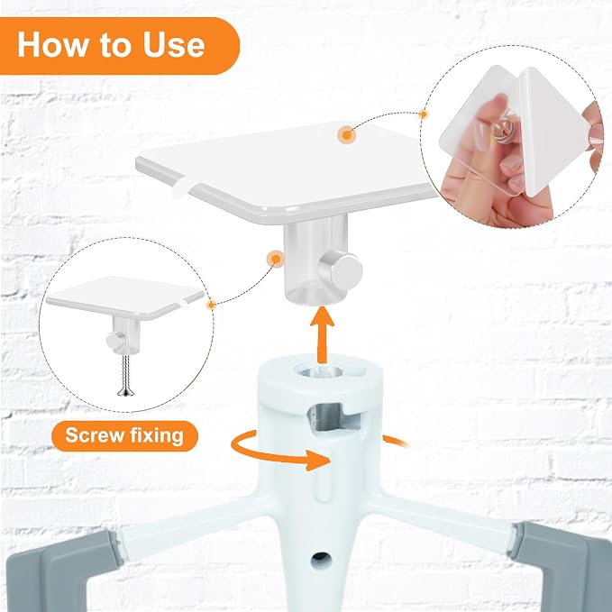 Stand Mixer Attachment Holders Compatible with Kitchenaid Mixer Accessories, for Storage Organize Your Kitchen Aid Attachments(Transparently)