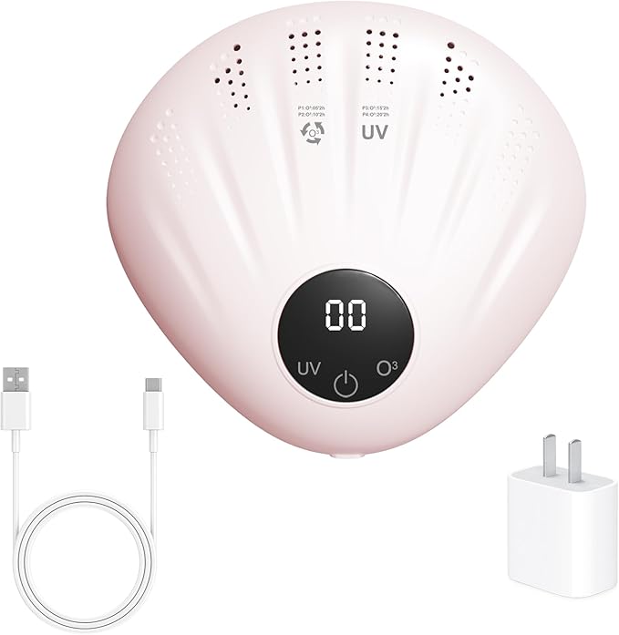 Morrre Small Ozone Generator, Powerful Portable Odor Eliminator, Silent Air Purifier for Home & Pet - Bedrooms, Bathrooms, Pet Rooms, Litter Boxes, Closet, etc.