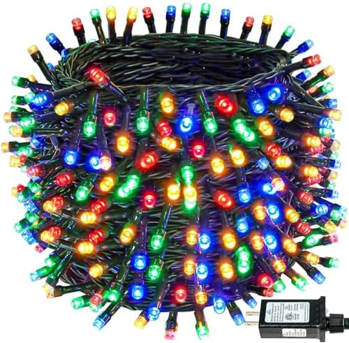 Extra-Long 165Ft 500LED Christmas String Lights Outdoor Indoor, Multicolor